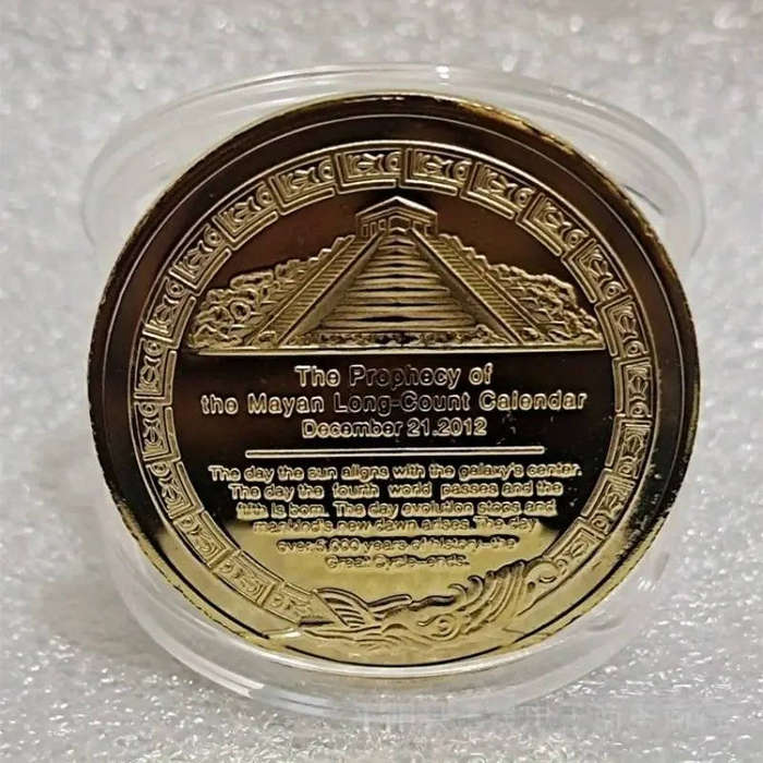 Aztec Mayan calendar commemorative novelty coin- (40mm)