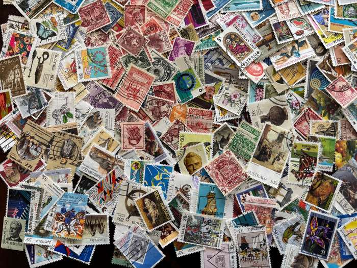 AUSTRALIA - 1924/1988 Issues Very nice range of 425 stamps NO DUPLICATES VF USED