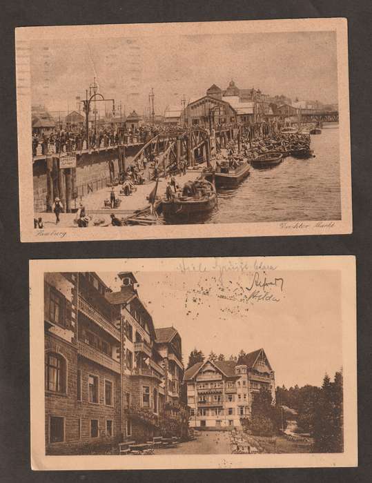 BULKLOT -  Germany selection of postal history on Inflation Period postcards(4)