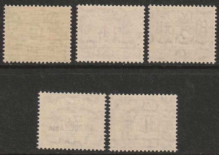 British Administration  - 1950 British Postage Due issue overprinted "BA TRIPOLITANIA" **MNH**