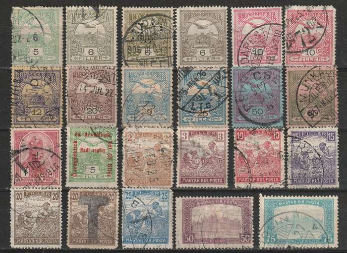 HUNGARY  1900-1920 Excellent mint and used selection (45 stamps)