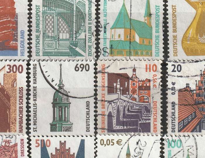 GERMANY - Famous Women and Sightseeings Issues. Part sets   VF USED (54 Stamps)