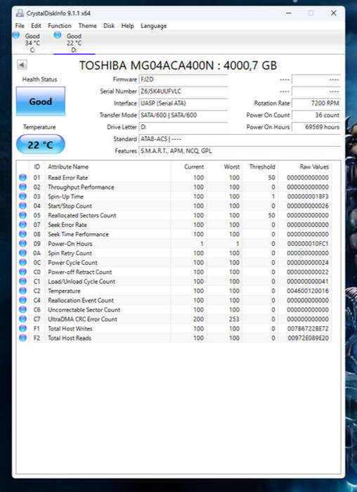 HDD - Dell 4TB