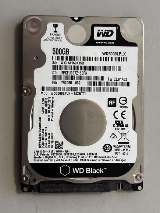 HDD - 500GB Western Digital
