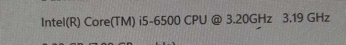 Intel i5-6500 CPU