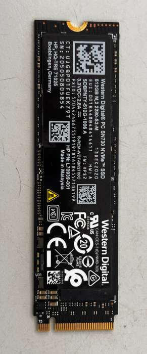NVMe - 512GB Western Digital
