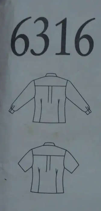 NEW LOOK PATTERNS 6316 BLOUSES SIX SIZES IN ONE 8 - 18 COMPLETE  SEWING PATTERN