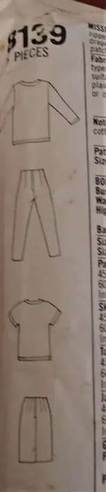 SIMPLICITY 8139 PANTS-SKIRT-TOP-UNLINEDJACKET SIZE U16-20 COMPLETE SEWING PATTERN