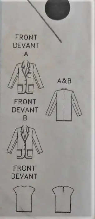 BUTTERICK 3950 JACKET & TOP SIZE 6-8-10 COMPLETEBUTTERICK 3950 JACKET & TOP SEWING PATTERN