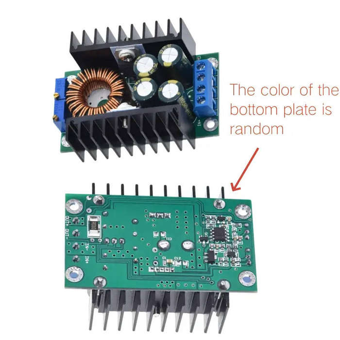 300W 10A DC-DC Adjustable Buck Converter 7-32V Input, 0.8-28V Output