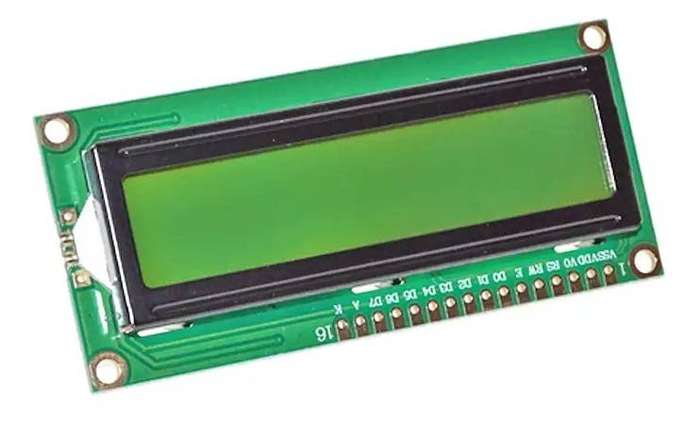 1602 LCD display, Blue screen with backlit, 5V