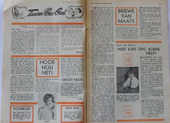 3 X Jongspan Tydskrifte-25 Feb., 11 Maart en 4 Maart 1963