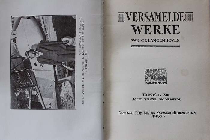 Versamelde werke deel XIII van C.J. Langenhoven