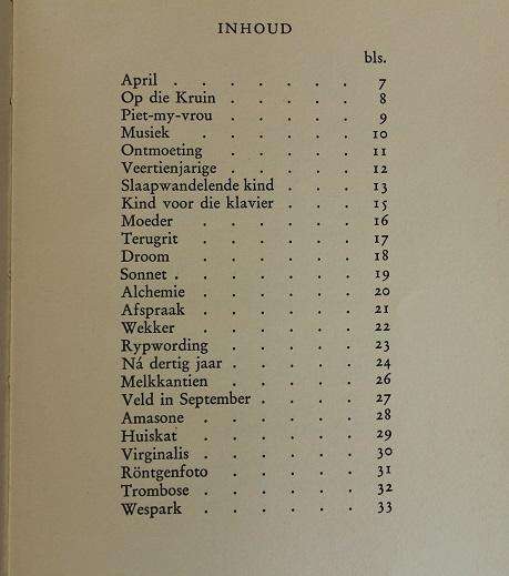 Die Helder Halfjaar deur Elisabeth Eybers-1957