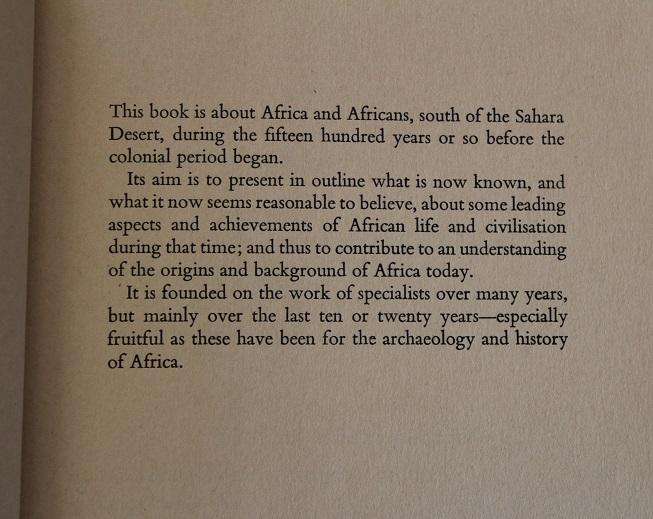 Old Africa rediscovered by Basil Davidson