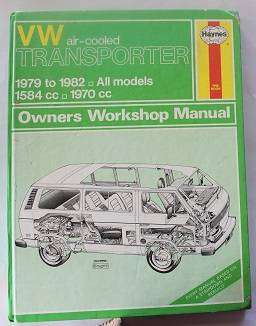 VW Transporter 1979 to 1982 models. Haynes owners workshop manual.