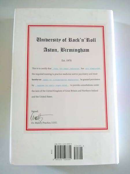 Ozzy Osbourne: Autographed Genuine Hand-Signed "Trust Me, Im Dr. Ozzy" Book (Rare 1st Edition)