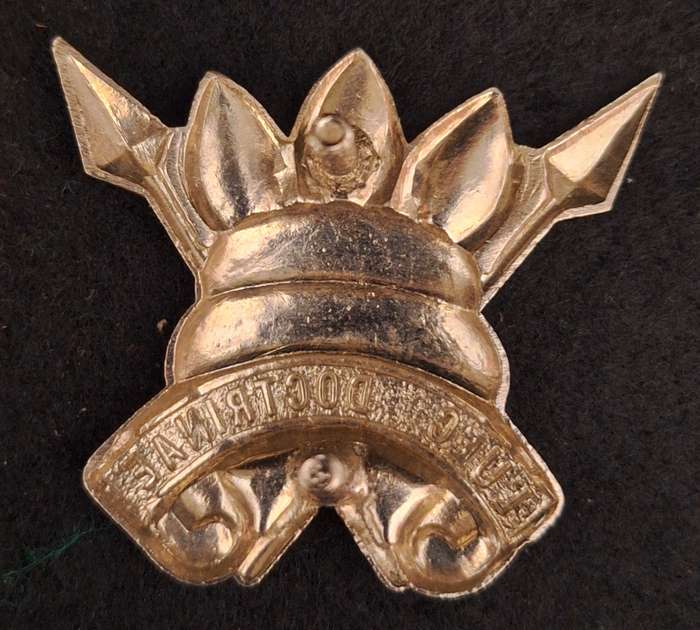 SADF - 111 BATALLION CAP BADGE - SCREWS INTACT