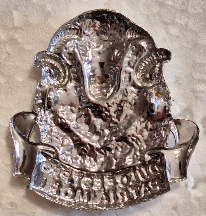 SADF - REGIMENT GROOT KAROO CAP BADGE - SCREWS INTACT