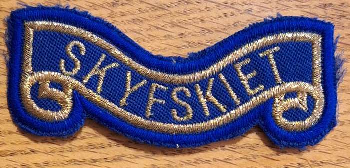 BLUE BLAZER "SKYFSKIET" AWARD SCROLL (2)