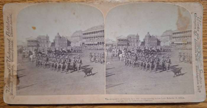 BOER WAR ERA STEREOSCOPE CARD BY UNDERWOOD AND UNDERWOOD