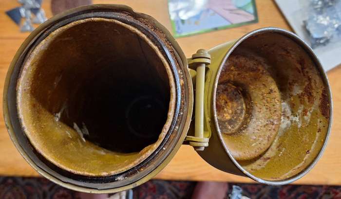 BORDER WAR ERA CHINESE ROCKET STORAGE CONTAINER - 63 CM