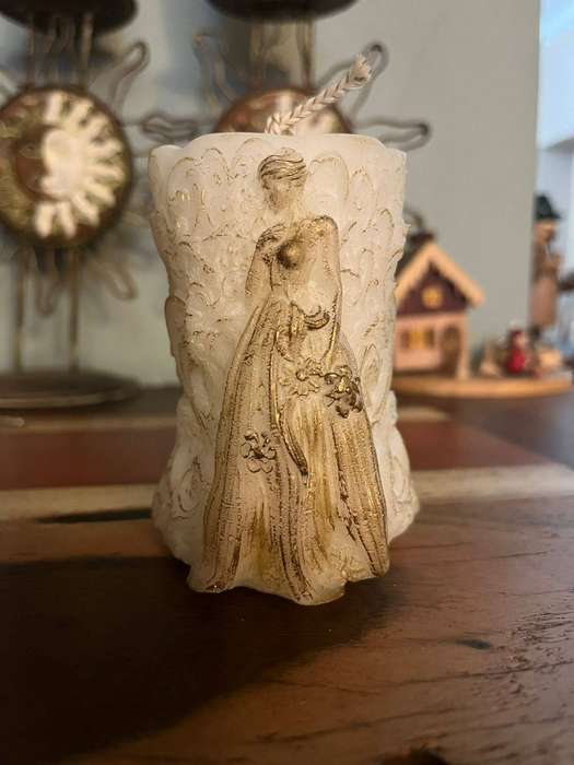 Handmade Candle - Girl in Dress