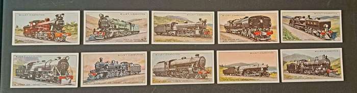 1924 Complete - Wills Tobacco. Cards - Railway Locomotives - 50 Card Series