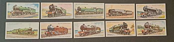 1924 Complete - Wills Tobacco. Cards - Railway Locomotives - 50 Card Series