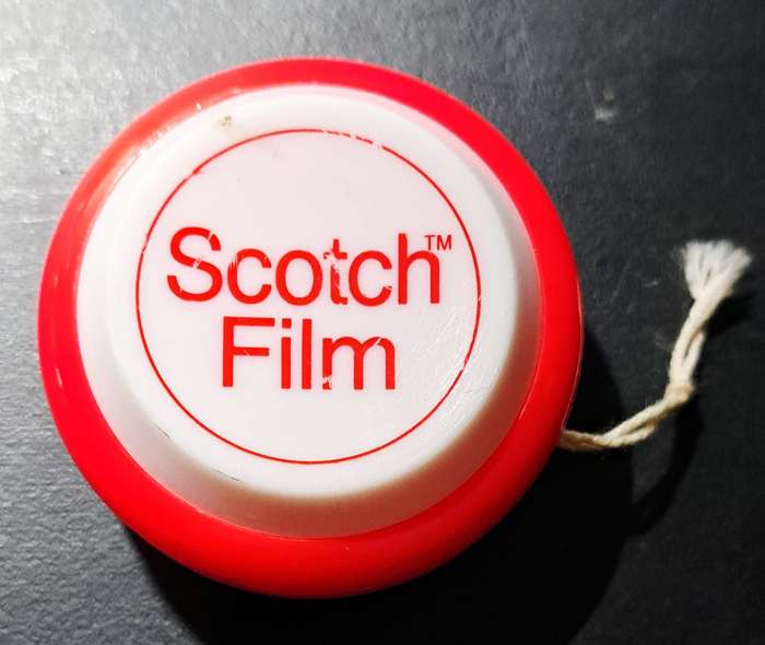 Rare Vintage Checkers Yo-Yo (Scotch Film Sponsor)