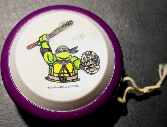 Rare Vintage 1990 Mirage Studios -  TMNT Donatello Yo-Yo