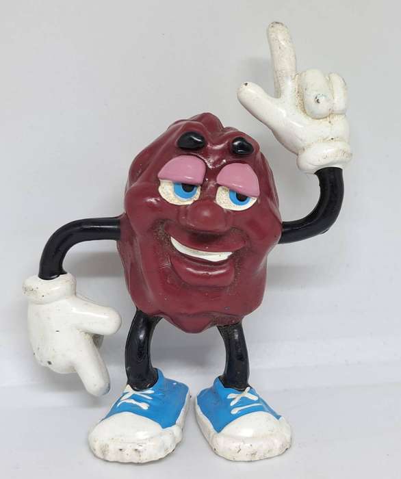 Rare 1987 The California Raisins - 8x7cm - I heard it through the grapevine!