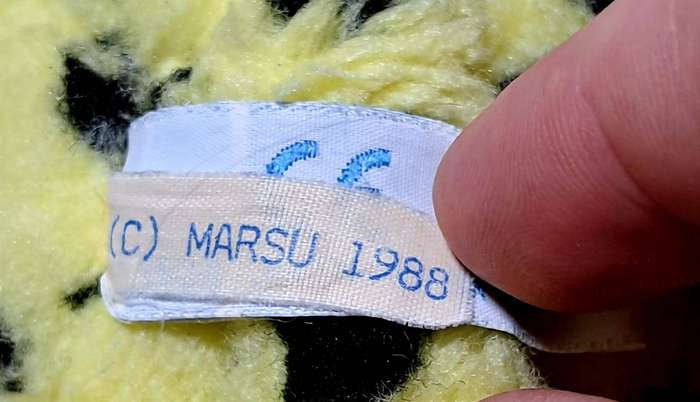 Super Rare Original 1988 - Marsupilami Plush - Great Condition 38cm