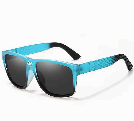 SEPFOX Polarized Sunglasses - Beach Blue - Black Polarized Lenses