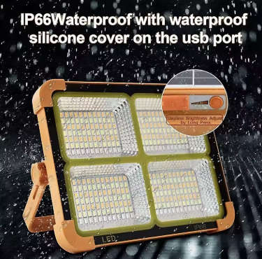 FiveStar 1000W Solar LED Flood Light