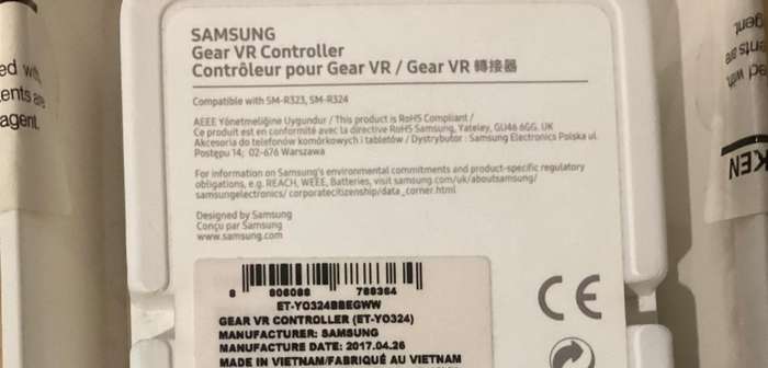 Samsung GEAR ET-YO324 VR Controller