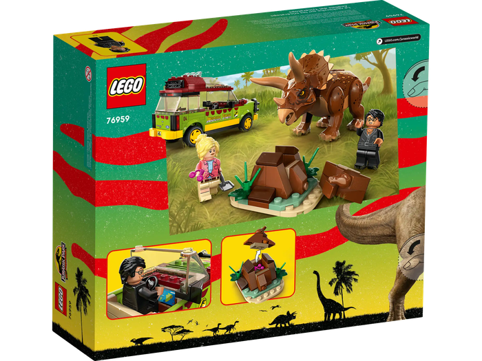 LEGO® Jurassic Park 30th Anniversary - Triceratops Research (76959)