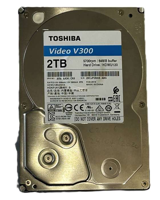 Toshiba V300 2TB Desktop HDD