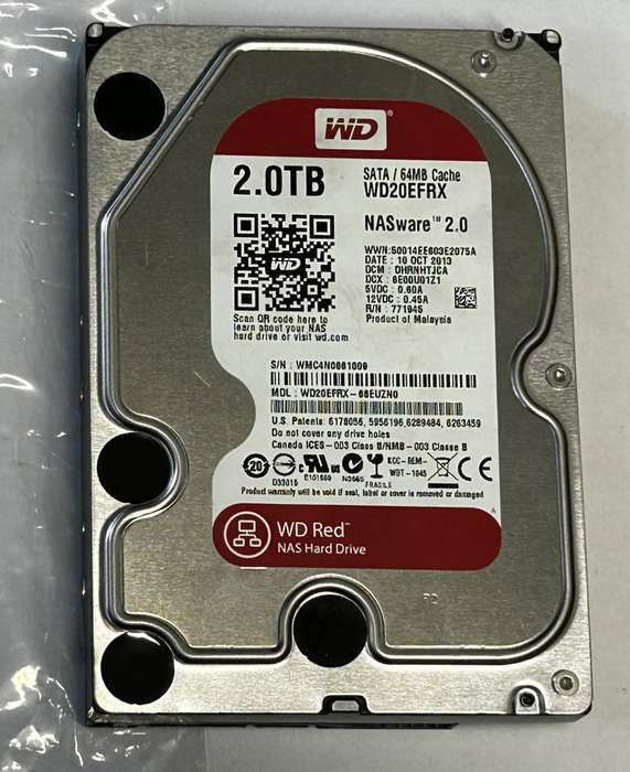 WD Red 2TB Desktop NAS HDD