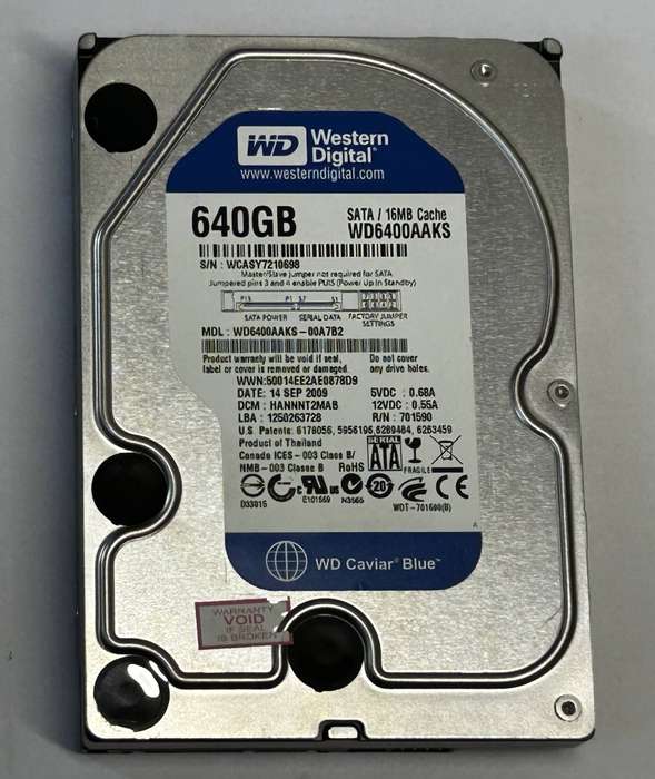 WD Blue 640GB Desktop HDD