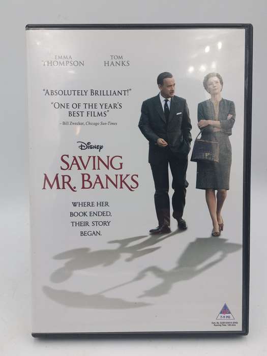 Saving Mr. Banks DVD - Emma Thompson & Tom Hanks