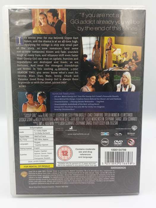 Gossip Girl Season 2 DVDs