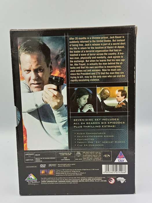24 Season 6 DVDs - Keifer Sutherland