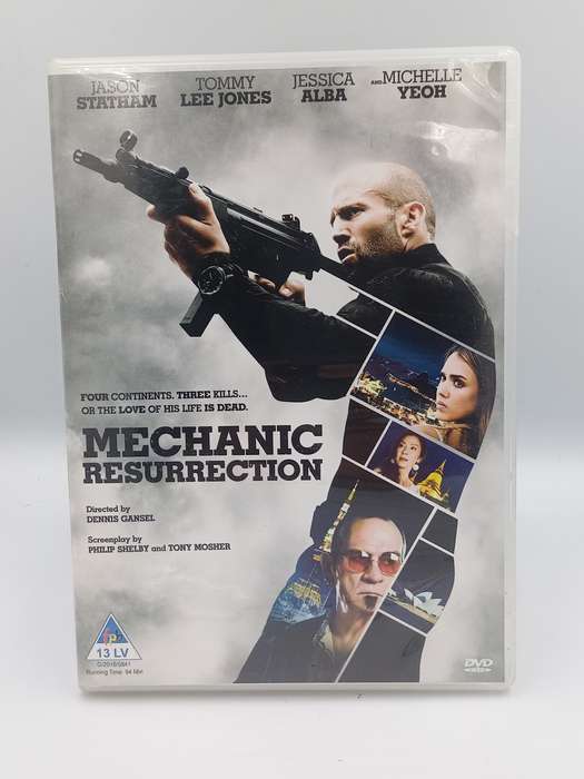 Mechanic Resurrection DVD - Jason Stratham, Tommy Lee Jones