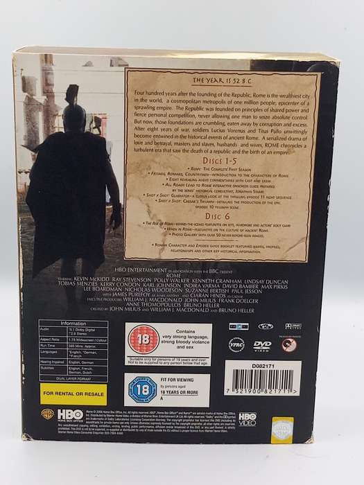 ROME The Complete First Season DVDs - 12 episodes on 6 discs