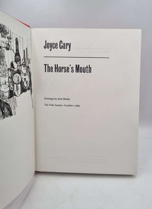 The Horse's Mouth - Joyce Cary | Drawings by John Bratby | Folio Society