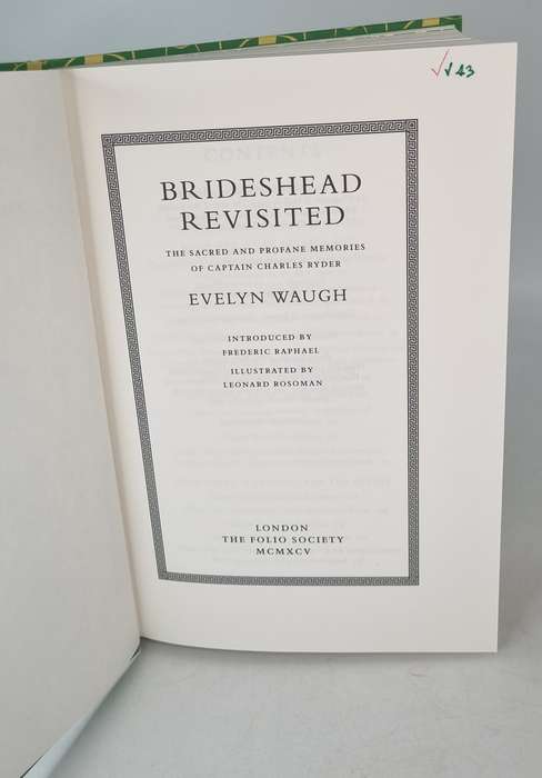 Brideshead Revisited - Evelyn Waugh | The Sacred and Profane Memories of Captain Charles Ryder