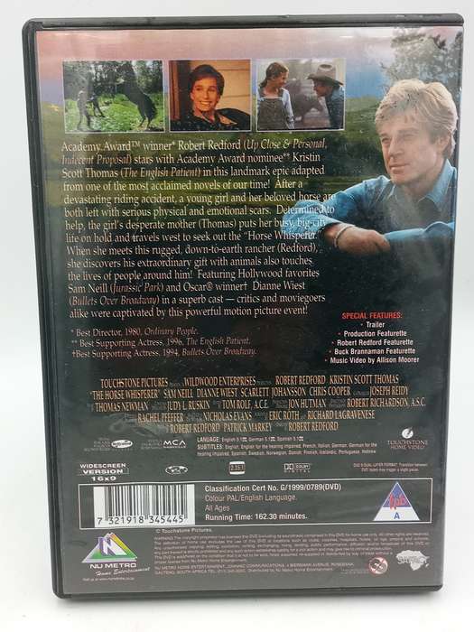The Horse Whisperer DVD - Robert Redford