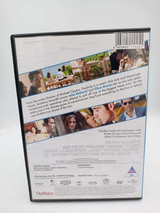 Duplicity DVD - Julia Roberts & Clive Owen