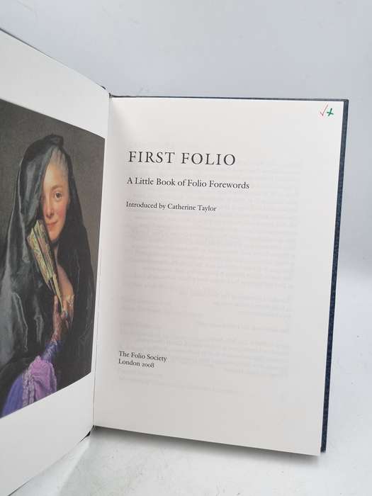 First Folio - Catherine Taylor | A Little Book of Folio Forewords | Folio Society